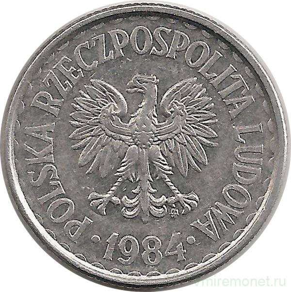 Монета. Польша. 1 злотый 1984 год.