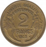  Монета. Франция. 2 франка 1938 год. ав.