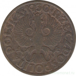 Монета. Польша. 2 гроша 1930 год.