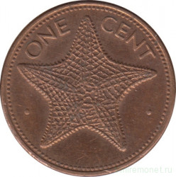 Монета. Багамские острова. 1 цент 1987 год.