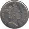 Монета. Фиджи. 5 центов 2009 год. ав.
