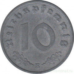 Монета. Германия. Третий Рейх. 10 рейхспфеннигов 1941 год. Монетный двор - Мюльденхаттен (E).