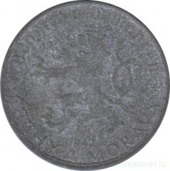 Монета. Богемия и Моравия. 10 геллеров 1942 год.