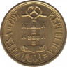 Монета. Португалия. 1 эскудо 1997 год. ав.