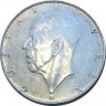 Реверс. Монета. Швеция. 2 кроны 1938 год. 300 лет основания Делавэра.