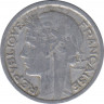Монета. Франция. 1 франк 1944 год. Монетный двор - Кастельсарразин. (C). рев.