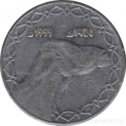 Монета. Алжир. 2 динара 1999 год.
