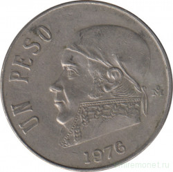 Монета. Мексика. 1 песо 1976 год.