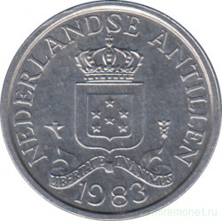 Монета. Нидерландские Антильские острова. 1 цент 1983 год.