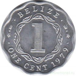 Монета. Белиз. 1 цент 1979 год.