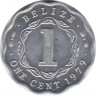 Монета. Белиз. 1 цент 1979 год. ав.