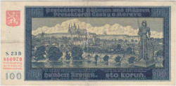 Банкнота. Протекторат Богемия и Моравия. 100 крон 1940 год. Тип 6а.
