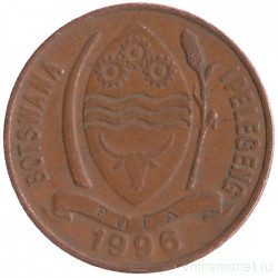 Монета. Ботсвана. 5 тхебе 1996 год. 