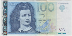 Банкнота. Эстония. 100 крон 2007 год. Тип 88а.
