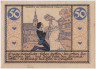 Бона. Нотгельд. Германия. Город Рудольфштадт. 50 пфеннигов 1921 год. Вариант 1146.2.1.3. рев.