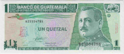 Банкнота. Гватемала. 1 кетцаль 1993 год. Тип 87а.