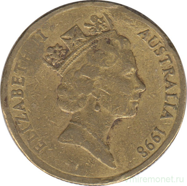 Монета. Австралия. 1 доллар 1998 год.