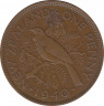 Монета. Новая Зеландия. 1 пенни 1940 год. ав.