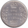 Монета. Индия Британская. 1 рупия 1903 год. "B" - Бомбей.