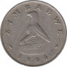 Монета. Зимбабве. 20 центов 1994 год. ав.