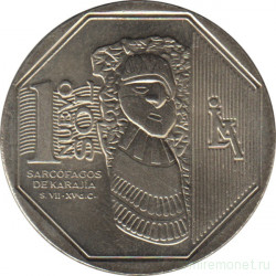 Монета. Перу. 1 соль 2010 год. Богатство и гордость Перу. Карахиа.
