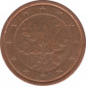 Монета. Германия. 2 цента 2004 год. (F). ав.
