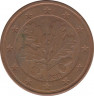 Монета. Германия. 5 центов 2010 год (J). ав.