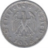 Монета. Германия. Третий Рейх. 50 рейхспфеннигов 1935 год. Монетный двор - Карлсруэ (G). рев.