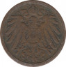 Монета. Германия (Германская империя 1871-1922). 1 пфенниг 1898 год. (А). рев.
