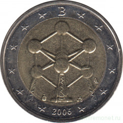Монета. Бельгия. 2 евро 2006 год. Конструкция Атомиум в Брюсселе.