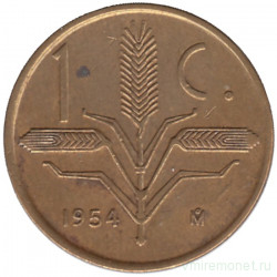 Монета. Мексика. 1 сентаво 1954 год.
