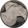 Монета. США. 50 центов 2008 год (S). Белоголовый орлан. рев.