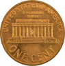 Монета. США. 1 цент 2008 год. Монетный двор D. рев