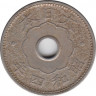 Монета. Япония. 10 сенов 1929 год (4-й год эры Сёва). ав.