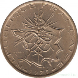 Монета. Франция. 10 франков 1975 год.