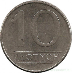 Монета. Польша. 10 злотых 1985 год.