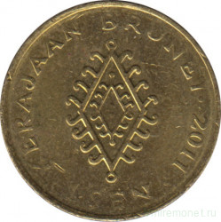 Монета. Бруней. 1 сен 2011 год.