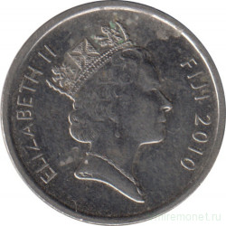 Монета. Фиджи. 5 центов 2010 год.