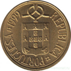 Монета. Португалия. 1 эскудо 1999 год.