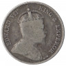 Монета. Цейлон (Шри-Ланка). 25 центов 1903 год.