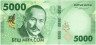 Банкнота. Кыргызстан. 5000 сом 2023 год. Тип W40.