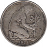 Монета. ФРГ. 50 пфеннигов 1977 год. Монетный двор - Штутгарт (F). ав.