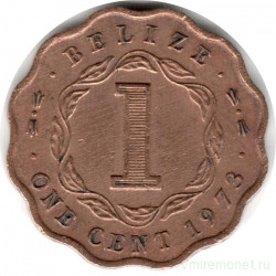Монета. Белиз. 1 цент 1973 год.