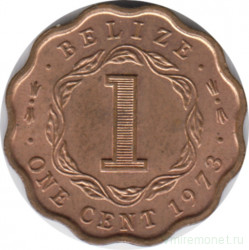 Монета. Белиз. 1 цент 1973 год.