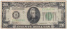 Банкнота. США. 20 долларов 1934 год. Серия B. Тип 431Da.