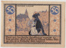 Бона. Нотгельд. Германия. Город Рудольфштадт. 50 пфеннигов 1921 год. Вариант 1146.2.1.4. рев.
