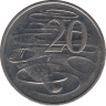 Монета. Австралия. 20 центов 2004 год. рев.