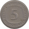 Монета. ФРГ. 5 марок 1976 год. Монетный двор - Штутгарт (F). рев.