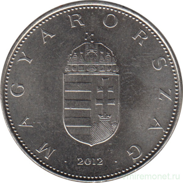 Монета. Венгрия. 10 форинтов 2012 год.