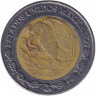 Монета. Мексика. 5 песо 2005 год.